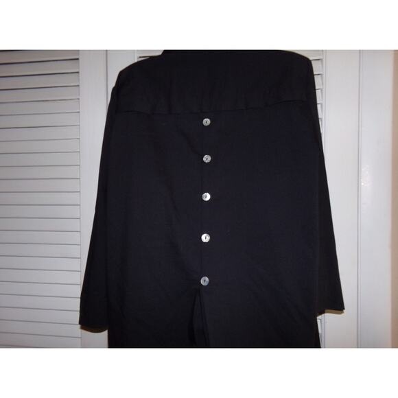 Vintage Zac & Rachel black loose fit tunic with back trim 14‎ - Picture 4 of 5